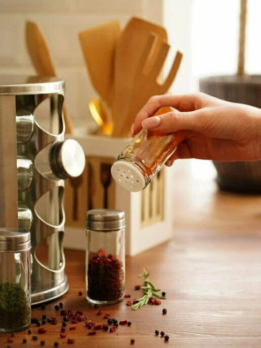 KP-011 Набор Spice Carousel для специй металл 16 шт