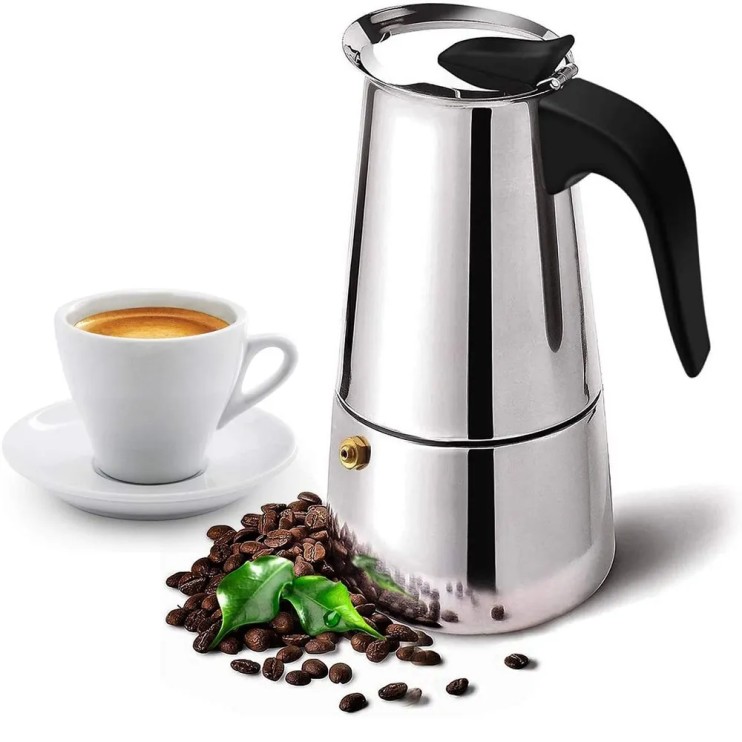 KP-745 Кофеварка Espresso Maker 4 Cup гейзерная
