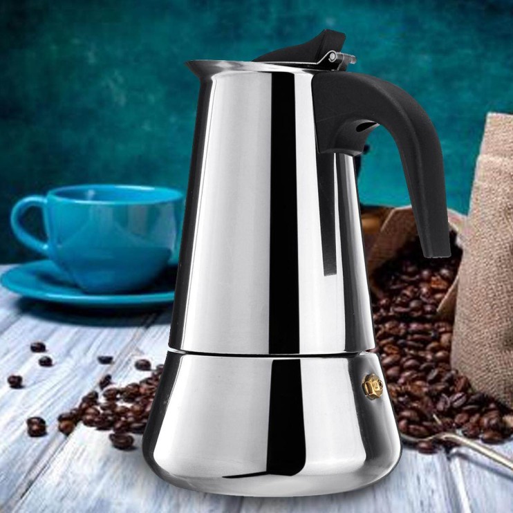 KP-745 Кофеварка Espresso Maker 4 Cup гейзерная