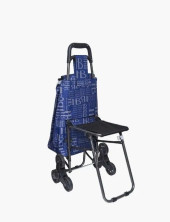 TV-186 Сумка-тележка с откидным сиденьем и тройными колесами