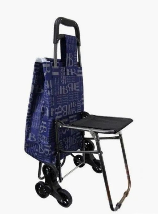 TV-186 Сумка-тележка с откидным сиденьем и тройными колесами