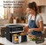KP-773 Аэрогриль Air Fryer Double Duct 8019D двухчашевый,электрическая мультипечь с окошком, с двумя независимыми чашами,2000 Bт