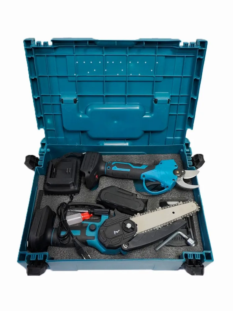 IN-256 Набор садовых инструментов электропила + электросекатор