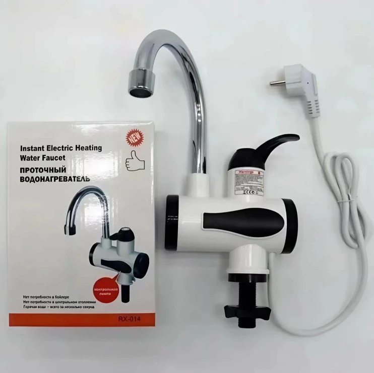 DOM-011 Водонагреватель RX-014 проточный с Led дисплеем