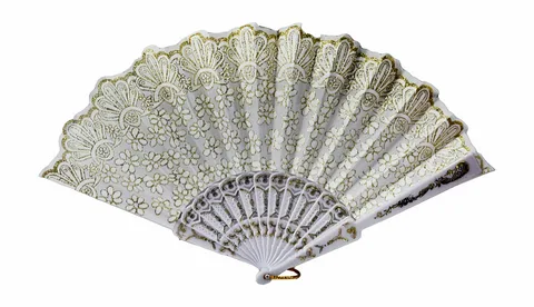 VR-075 Веер пластиковый белый