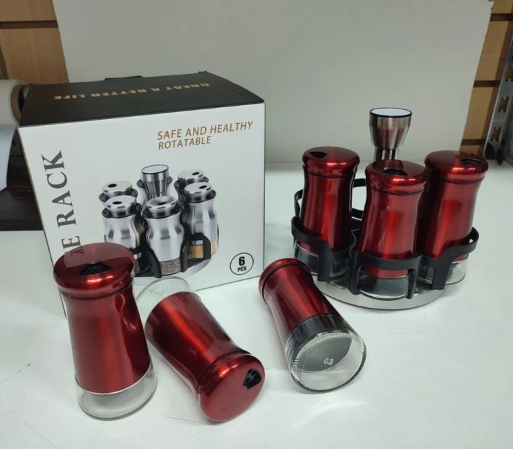 KP-752 Набор солонок Space Rack для специй