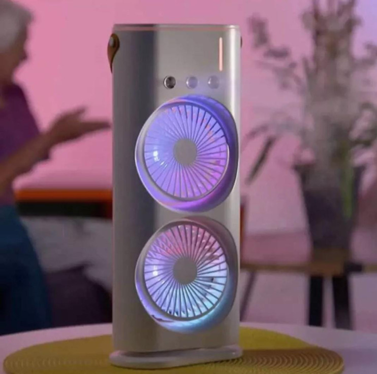 VR-029 Двухсторонний увлажнитель+кондиционер Double-ended Spray Fan