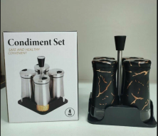 KP-751 Набор солонок Condiment Set 4pcs для специй 