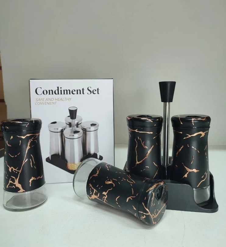 KP-751 Набор солонок Condiment Set 4pcs для специй