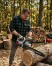 IN-010 Пила Chain Saw  16-дюймовая электрическая цепная ,7500 об/мин с бесщеточным двигателем аккумулятор 4.0ahx2 