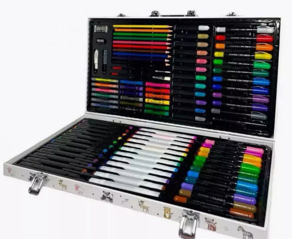 DT-311 Набор для рисования Inspire Сhildre в форме книги 95 предметов раскраска