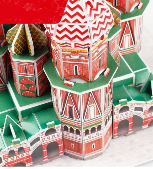DT-331 3D Пазл CubicFun ST. Basil's Cathedral  92 pcs