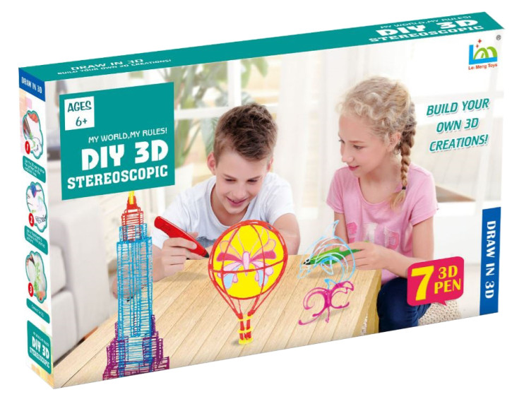 DT-243 Ручка 3D Pens 7 шт в наборе