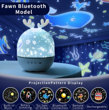 NCH-005 Ночник Олень звездное небо