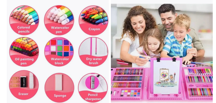 DT-230 Набор детский для творчества 176 предметов