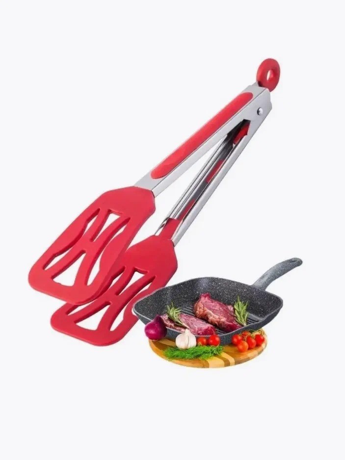 KP-247 Щипцы силиконовые кухонные S