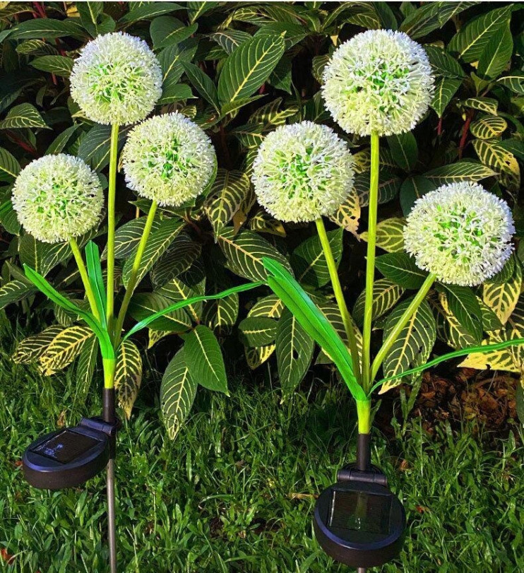 RZ-050 Светильник Solar Powered Flower Arrangement садовый декоративный