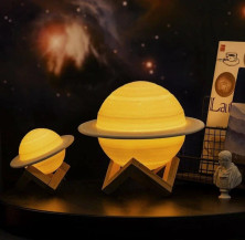 NCH-035 Ночник 3D Saturn Lunar Lamp сатурн 