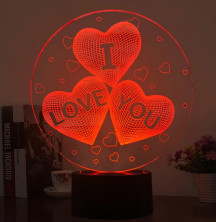 NCH-044-1 Ночник 3D настольный