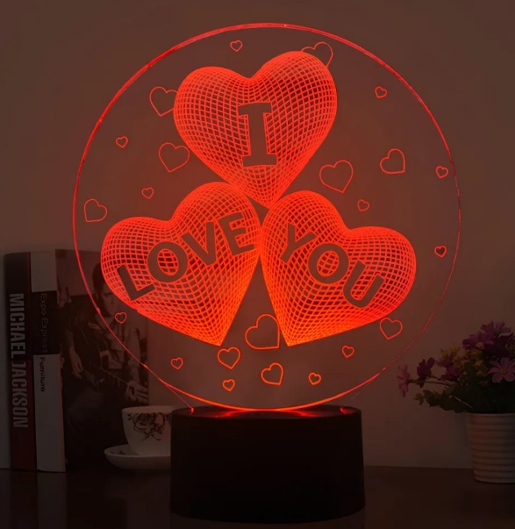 NCH-044-1 Ночник 3D настольный