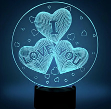 NCH-044-1 Ночник 3D настольный