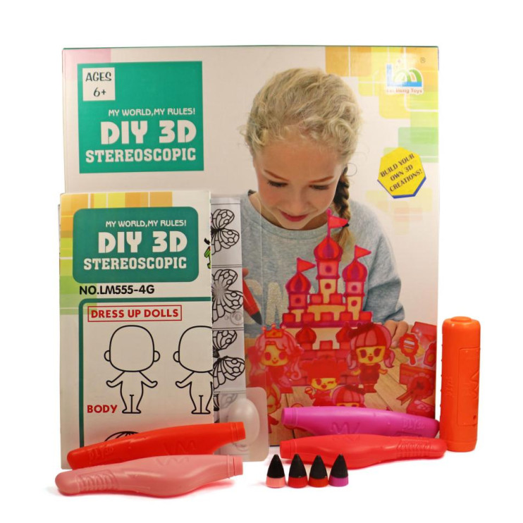 DT-244  Ручка 3D Pens 4 шт