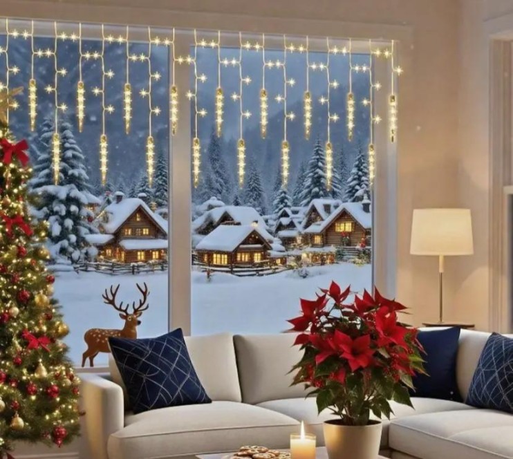 NCH-004 Гирлянда "Световой занавес" 5 м