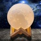 NCH-024-13 Ночник-светильник 3D Moon Light с пультом  18 см