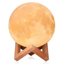 NCH-024-13 Ночник-светильник 3D Moon Light с пультом  18 см