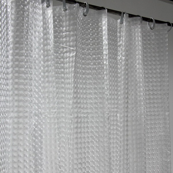 TDK-204 Штора белая для ванной 180*180 см