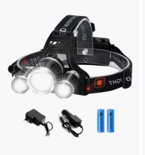 FNL-092  Фонарь Hight Power Headlamp 3х Cree T6 налобный
