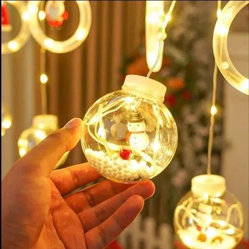 NCH-006 Электрогирлянда  Christmas Ball + Ring новогодняя с 8 режимами свечения