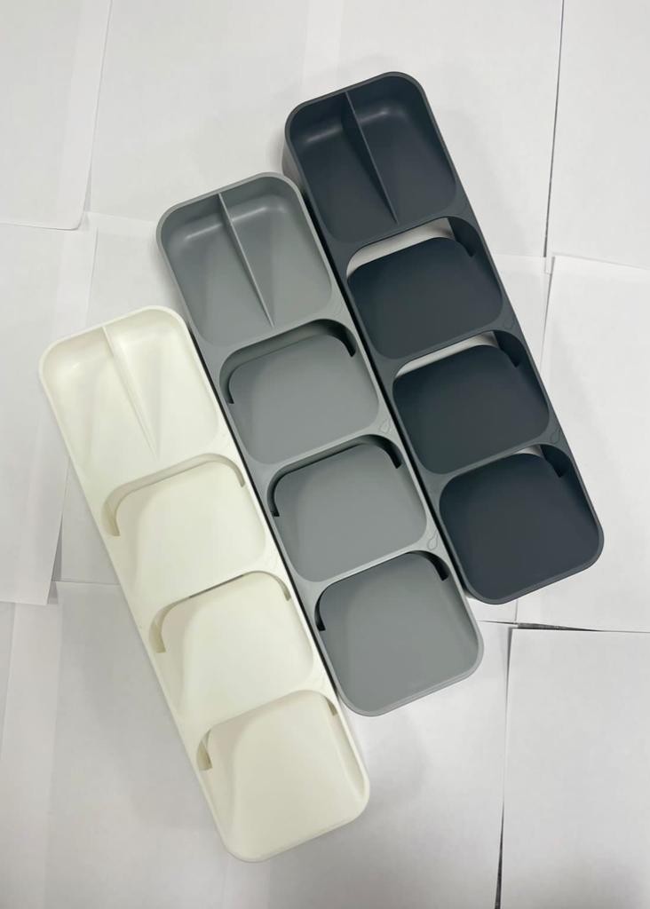 KP-877 Органайзер одинарный для столовых приборов серый