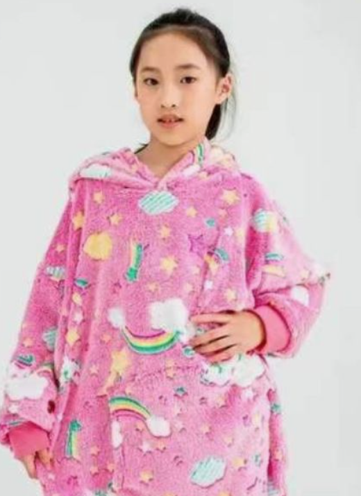 TDK-082 Плед с рукавами светящийся для детей 