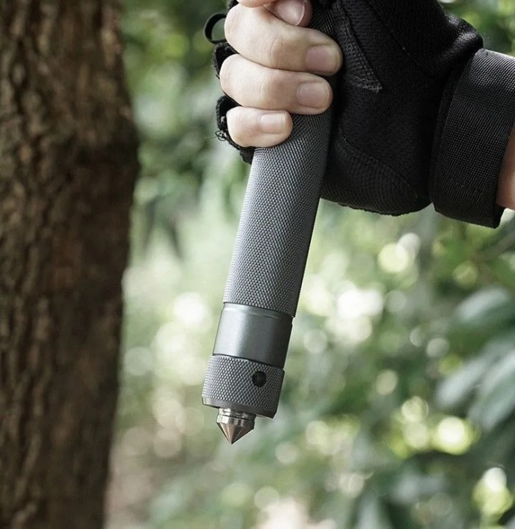 IN-245 туристический набор с топором и лопатой в чемодане 15 в 1