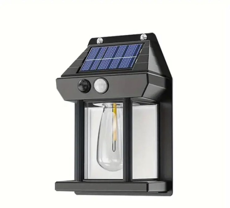 FNL-048 Светильник  Solar INteraction Wall Lamp BK-888 уличный с датчиком движения