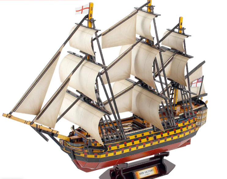 DT-334 3D Пазл  Buildream HMS Victory 163 pcs