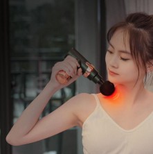 MS-208 Массажер JY-760 для тела 4 в 1 массажный пистолет для массажа мышц с насадками перкуссионный 