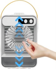 VR-998 Вентилятор Portable Desktop охлаждающий,мини кондиционер настольный ,мобильный воздухоохладитель, увлажнитель с ручкой