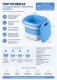 MS-878 Стиральная машина Folding Washing Machine портативная складная с отжимом