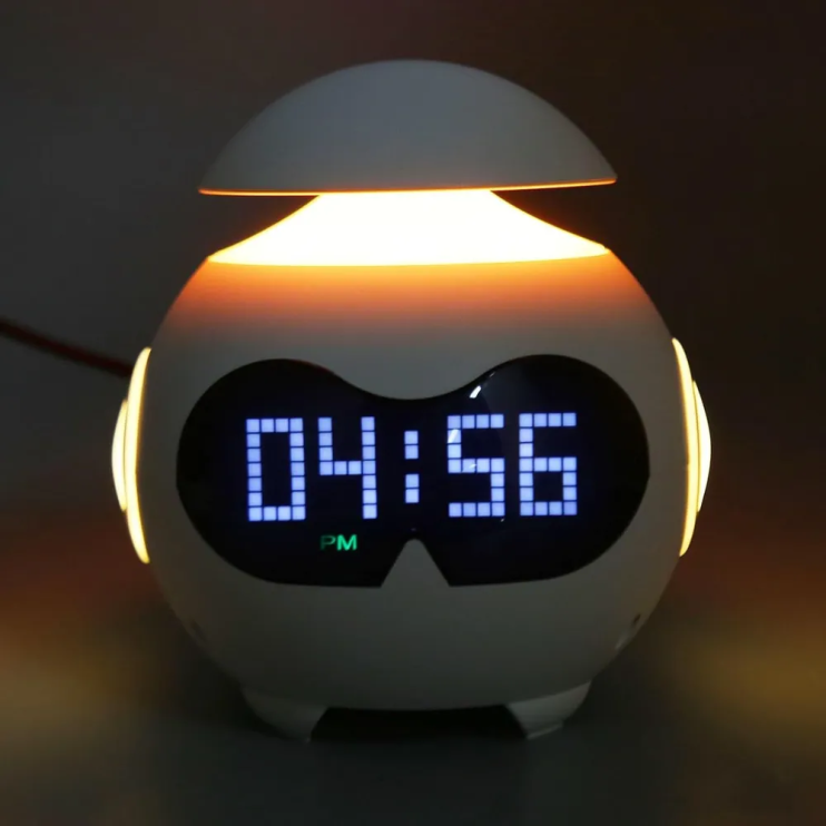 NCH-154 Ночник Emoticon Clock с будильником