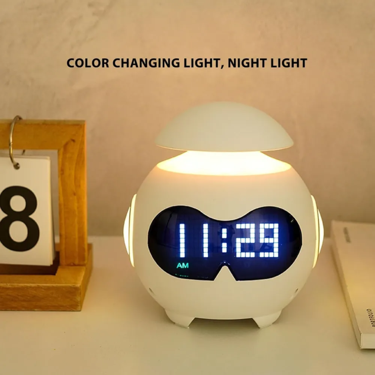 NCH-154 Ночник Emoticon Clock с будильником