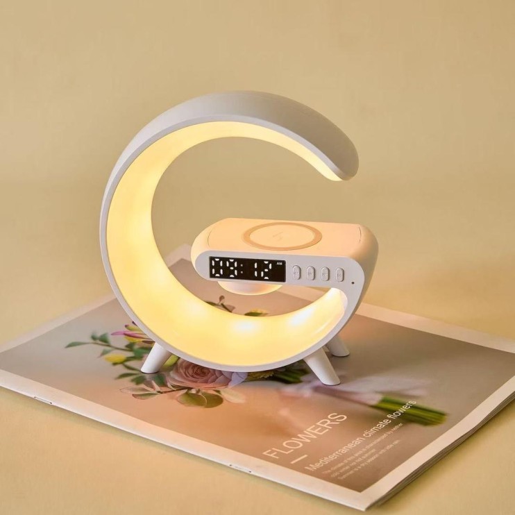 FNL-174 Ночник - колонка  G-Smart  Light Sound Machine G63 с беспроводной зарядкой 