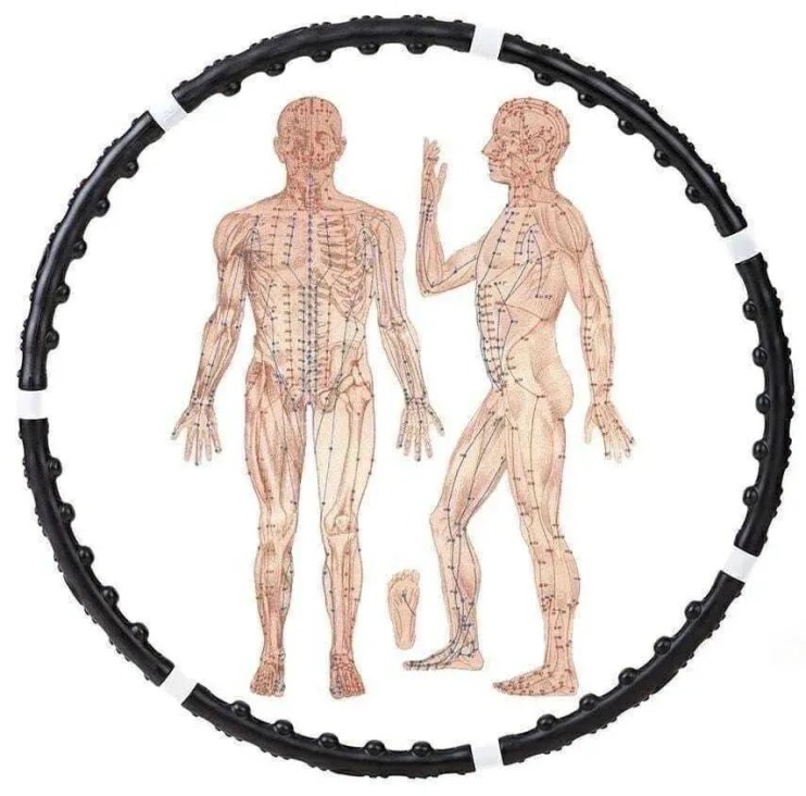 MS-075 Обруч Hoop Exerciser массажный для похудения