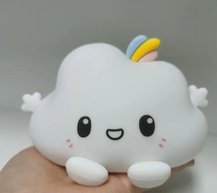 RZ-057 Ночник-светильник Облачко силиконовый с пультом