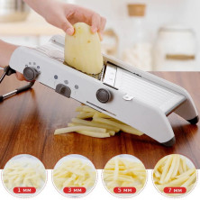 KP-228 Овощерезка Smart Multifunction Mandolin Slicer с держателем