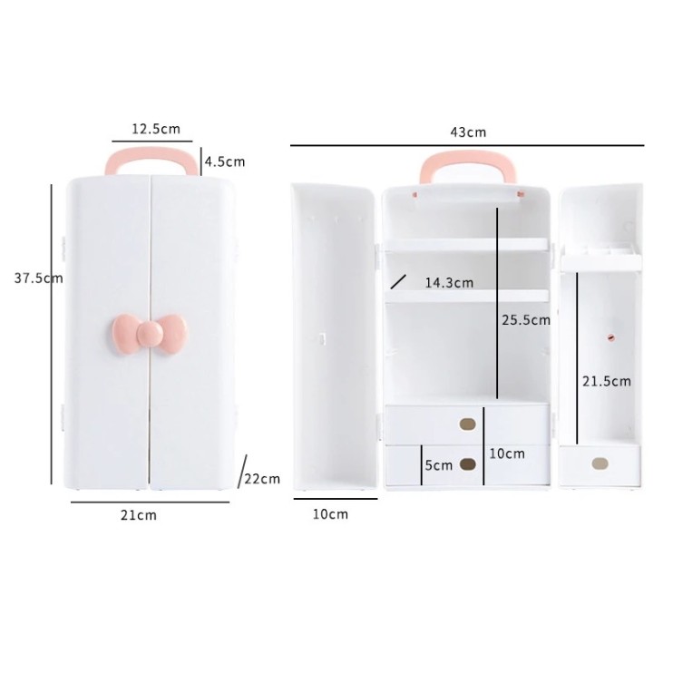 NAC-701 Органайзер-шкафчик для косметики и бижутерии