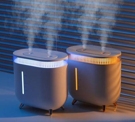 HM-182 Увлажнитель воздуха Double Spray Humidifier с ночником