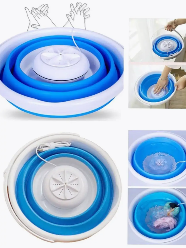 RZ-391 Стиральная машинка Washing Mcahine с ведром портативная