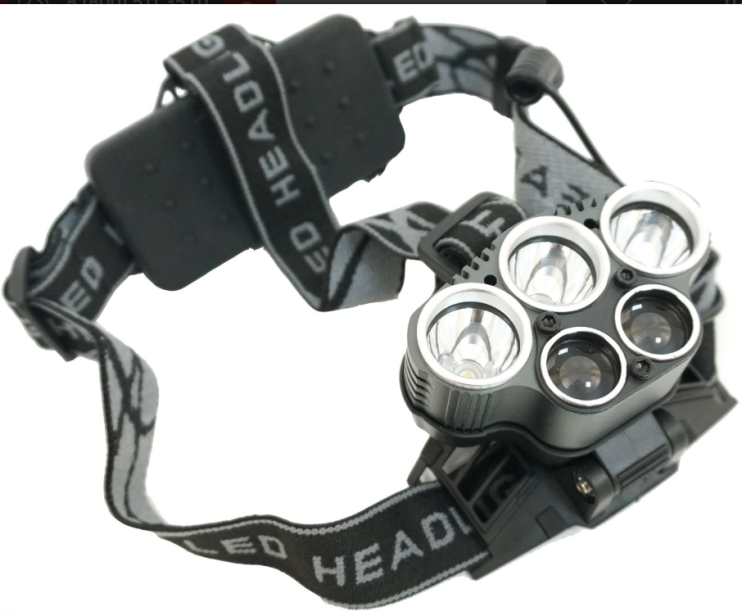 FNL-035 Фонарь Head Lamp налобный 3 фонарика